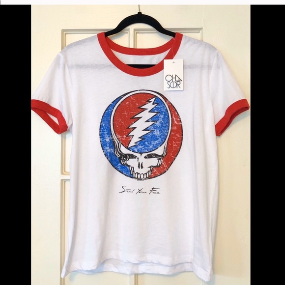 Chaser Tops - 🆕 Chaser Grateful Dead Steal Your Face Tee Shirt